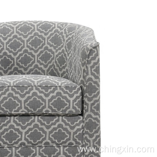 Grey Swivel Arm Chair Living Room Chairs